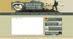 Desktop Screenshot of mountmoriahcamp.com